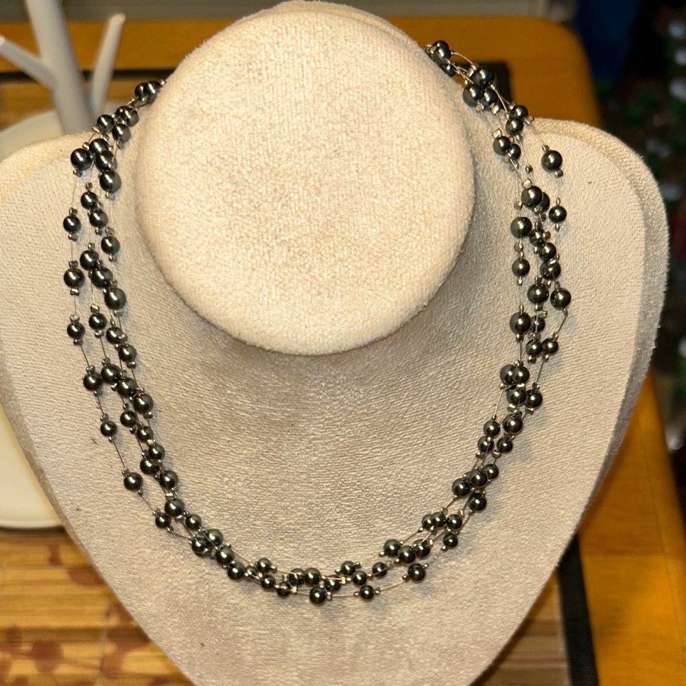 Carolee Black Multi-Strand Necklace